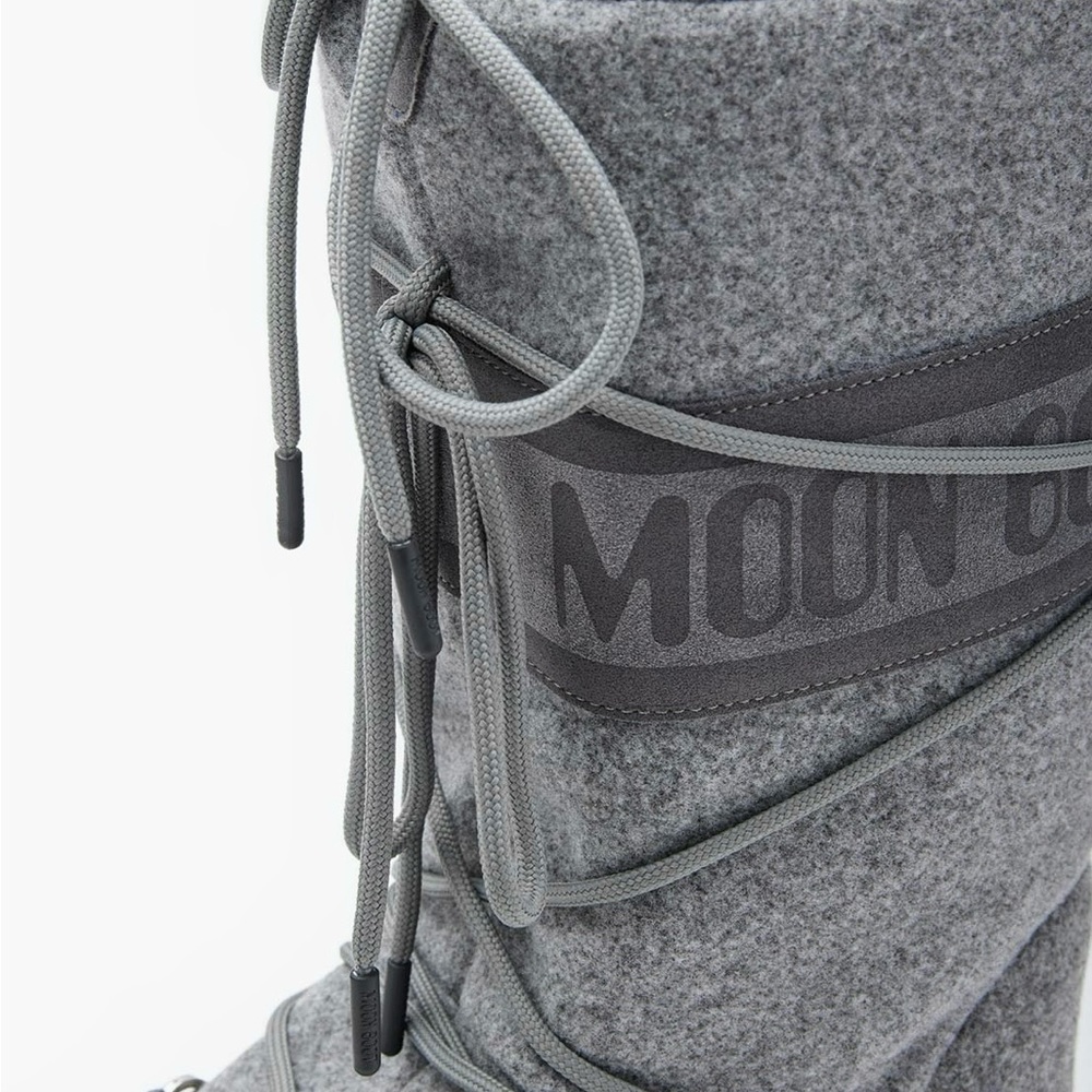 RARE - Moon Boot Icon Felt Grey | Women’s EU 39/40 / US 8.5 -9 | Apres Ski - Picture 4 of 9